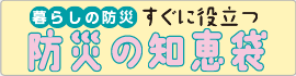 暮らしの防災すぐに役立つ防災の知恵袋